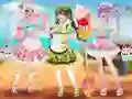 Jwèt Teen Candy Maid sou entènèt