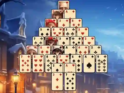 Jwèt Christmas Tree Solitaire sou entènèt