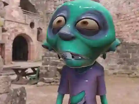 Jwèt Funny Faces: Zombies sou entènèt
