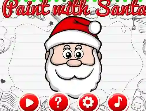 Jwèt Paint With Santa sou entènèt
