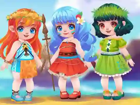 Jwèt Toddie Cute Polynesian sou entènèt