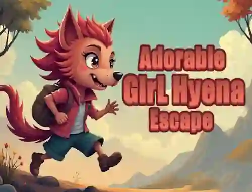 Jwèt Adorable Girl Hyena Escape sou entènèt