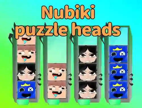 Jwèt Nubiki Puzzle Heads sou entènèt