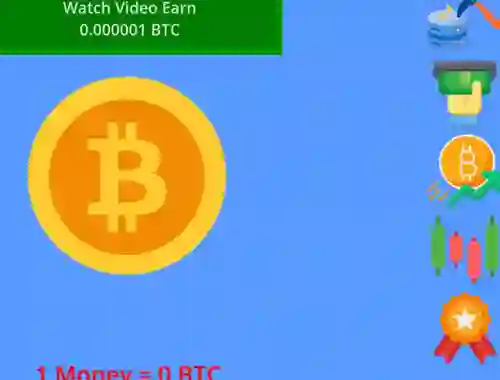 Jwèt Bitcoin Clicker Game sou entènèt