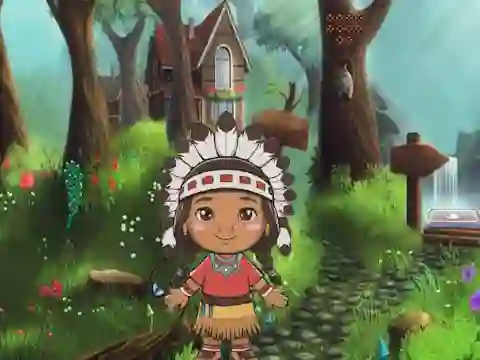 Jwèt Girl Reach Thanksgiving Land sou entènèt