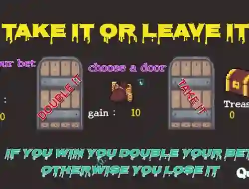 Jwèt Take It Or Leave It sou entènèt