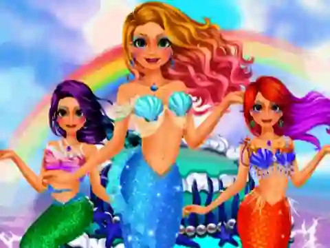 Jwèt Magic Mermaid Salon sou entènèt