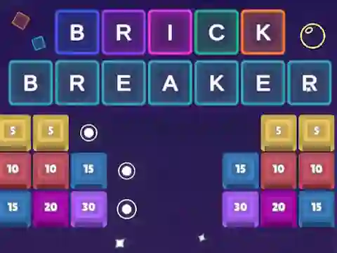 Jwèt Brick Breaker sou entènèt