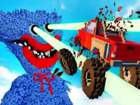 Jwèt Monster Demolition - Giants 3D sou entènèt