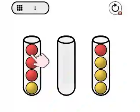 Jwèt Balls Sorter sou entènèt