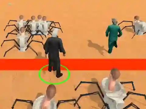 Jwèt Cameraman vs Skibidi Survival sou entènèt