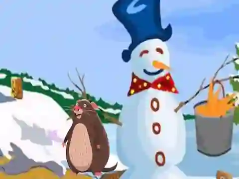 Jwèt Couple Escape from Snowy Land sou entènèt