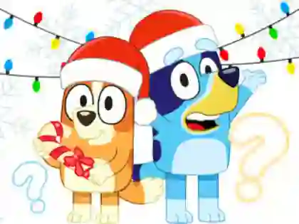 Jwèt Kids Quiz: Bluey Christmas Quiz sou entènèt