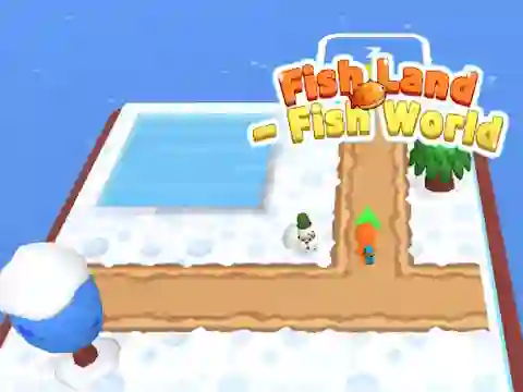 Jwèt Fish Land - Fish World sou entènèt