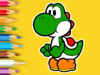 Jwèt Coloring Book: Yoshi Fishing Day sou entènèt