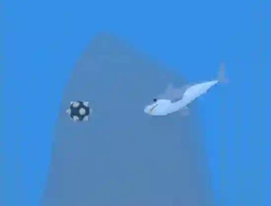 Jwèt Lonely Shark Frenzy sou entènèt