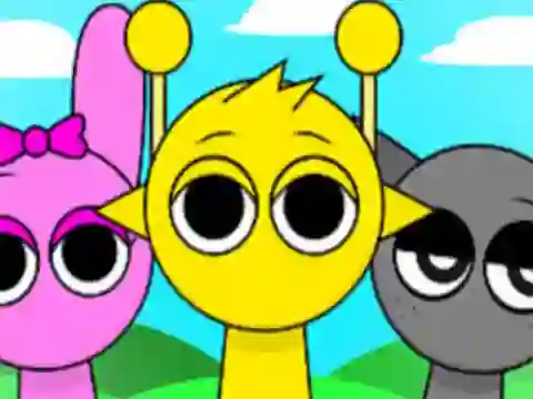 Jwèt Sprunki Spot the 5 Differences sou entènèt