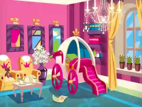 Jwèt Baby House Cleaner sou entènèt