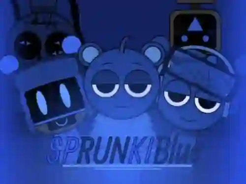 Jwèt Sprunki Blue Mod sou entènèt