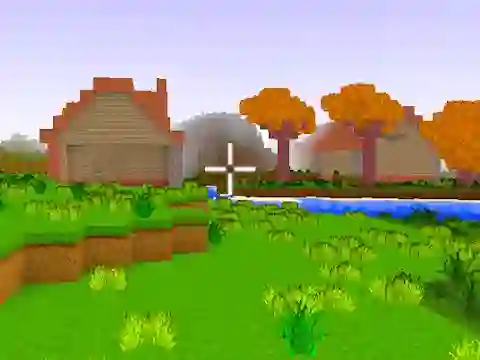 Jwèt Voxel World sou entènèt