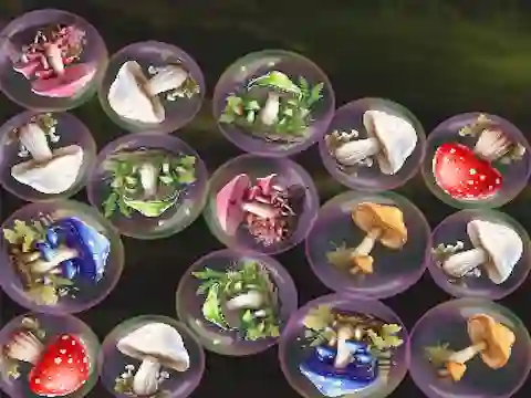 Jwèt Merge Mushrooms! sou entènèt