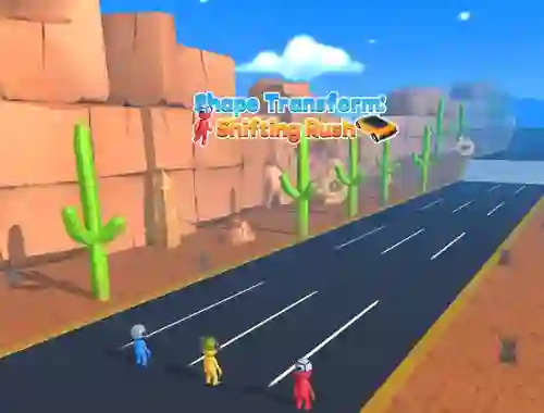 Jwèt Shape Transform: Shifting Rush sou entènèt