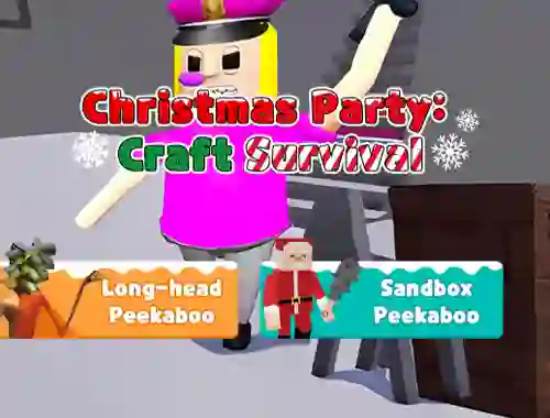 Jwèt Christmas Party: Craft Survival sou entènèt