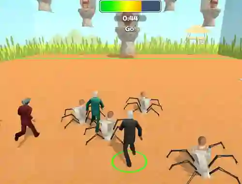Jwèt Cameraman Vs Skibidi Survival sou entènèt