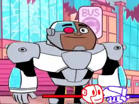 Jwèt Friday Night Funkin' vs Cyborg: Full Week sou entènèt