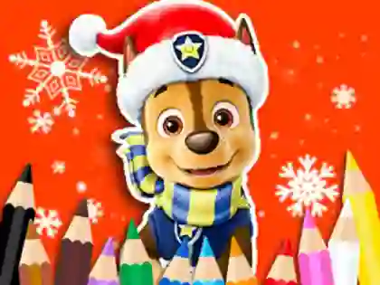 Jwèt Coloring Book: PAW Patrol Christmas sou entènèt