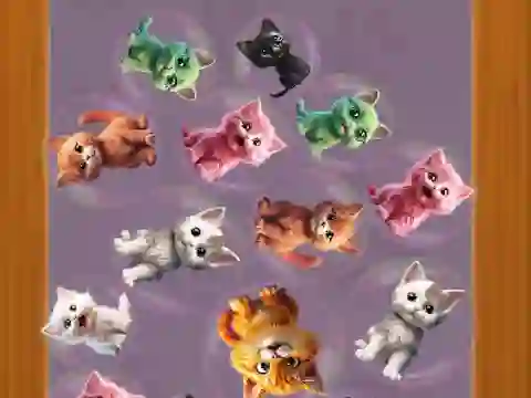 Jwèt Merge Cats: 2048! sou entènèt