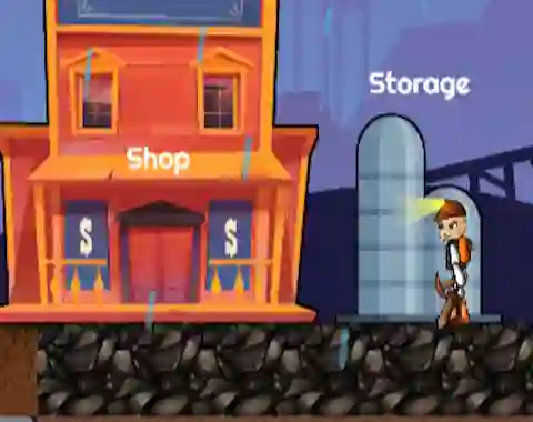Jwèt Dungeon Miner sou entènèt