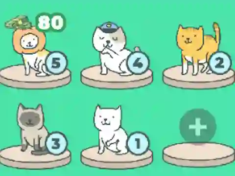 Jwèt Meow Merge sou entènèt
