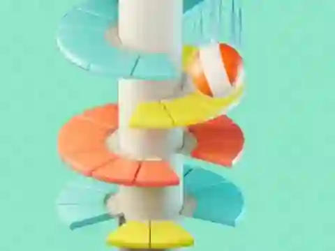 Jwèt Helix Jump sou entènèt