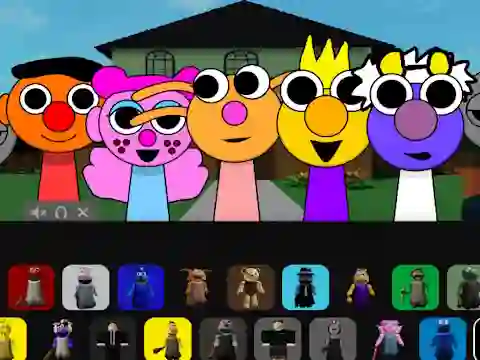 Jwèt Sprunki Puppet sou entènèt