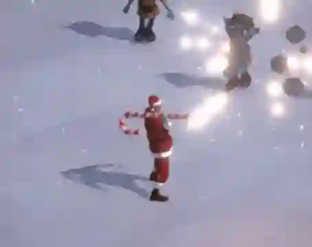 Jwèt Santa With Cannon sou entènèt