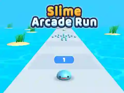 Jwèt Slime Arcade Run sou entènèt
