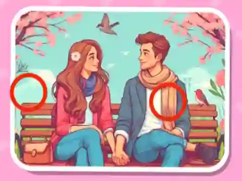 Jwèt Find the Differences Couples sou entènèt