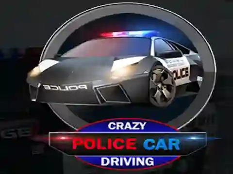 Jwèt Crazy Police Car Driving sou entènèt