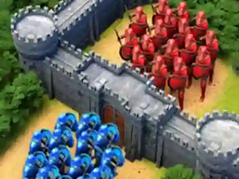 Jwèt Army Fight 3D sou entènèt