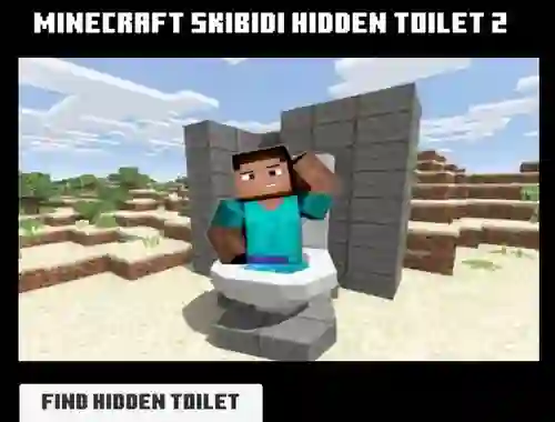 Jwèt Minicraft Skibidi Hidden Toilet 2 sou entènèt