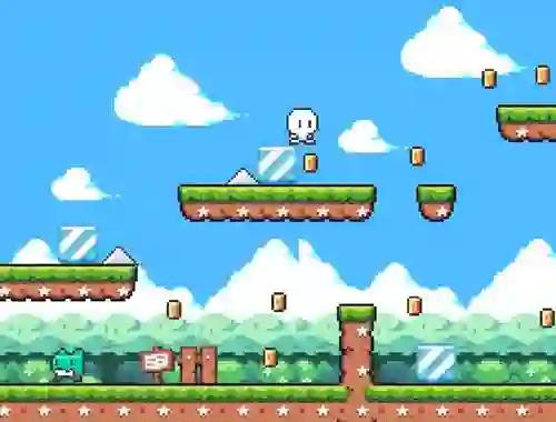 Jwèt Snowman Adventure sou entènèt