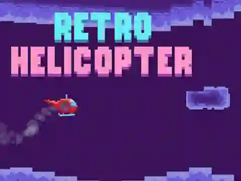 Jwèt Retro Helicopter sou entènèt