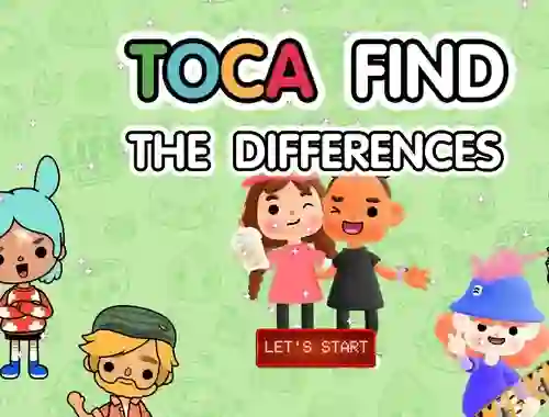 Jwèt Toca Find The Differences sou entènèt