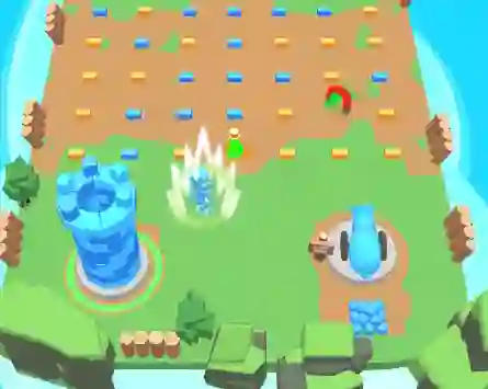 Jwèt Tower Clash: Collect Bricks sou entènèt