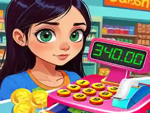 Jwèt Supermarket Shopping For Kids sou entènèt