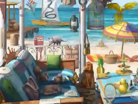Jwèt Hidden Object sou entènèt