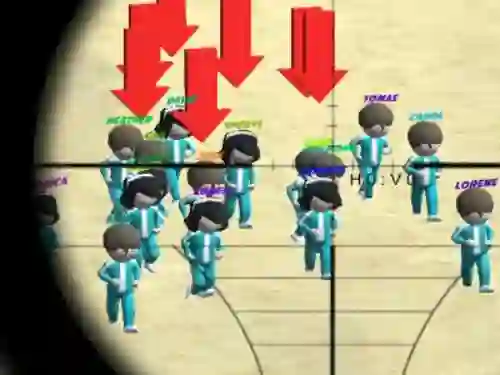 Jwèt Squid Game Sniper sou entènèt