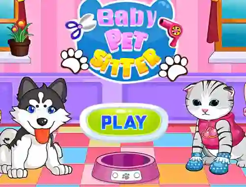 Jwèt Baby Pet Sitter sou entènèt