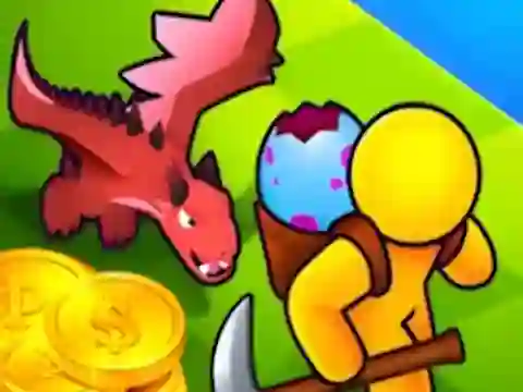 Jwèt Dragon Island Idle 3 sou entènèt